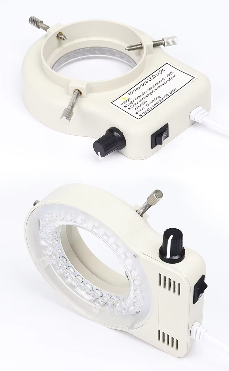 Adjustable Microscope Ring Light Source