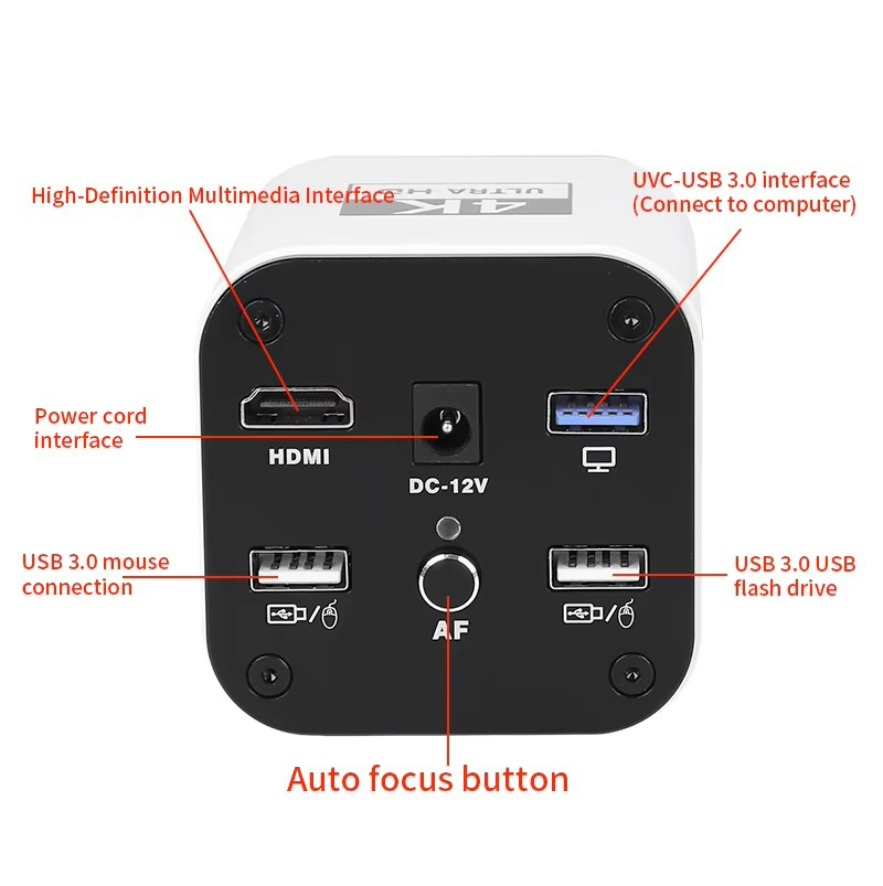 Autofocus Microscope Camera Buttons