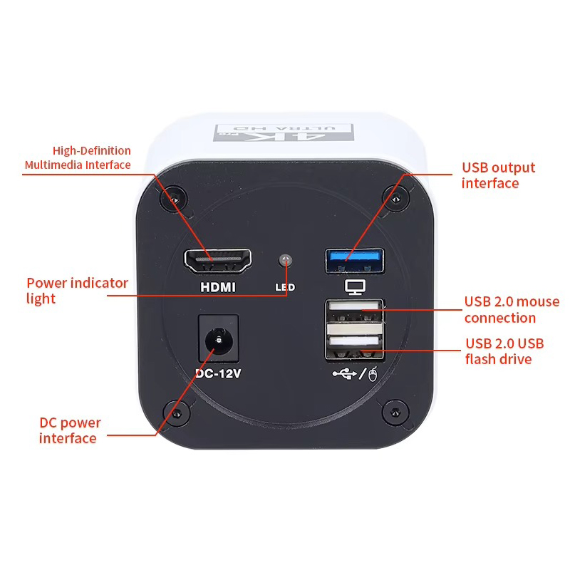 4K Microscope Camera Button Functions